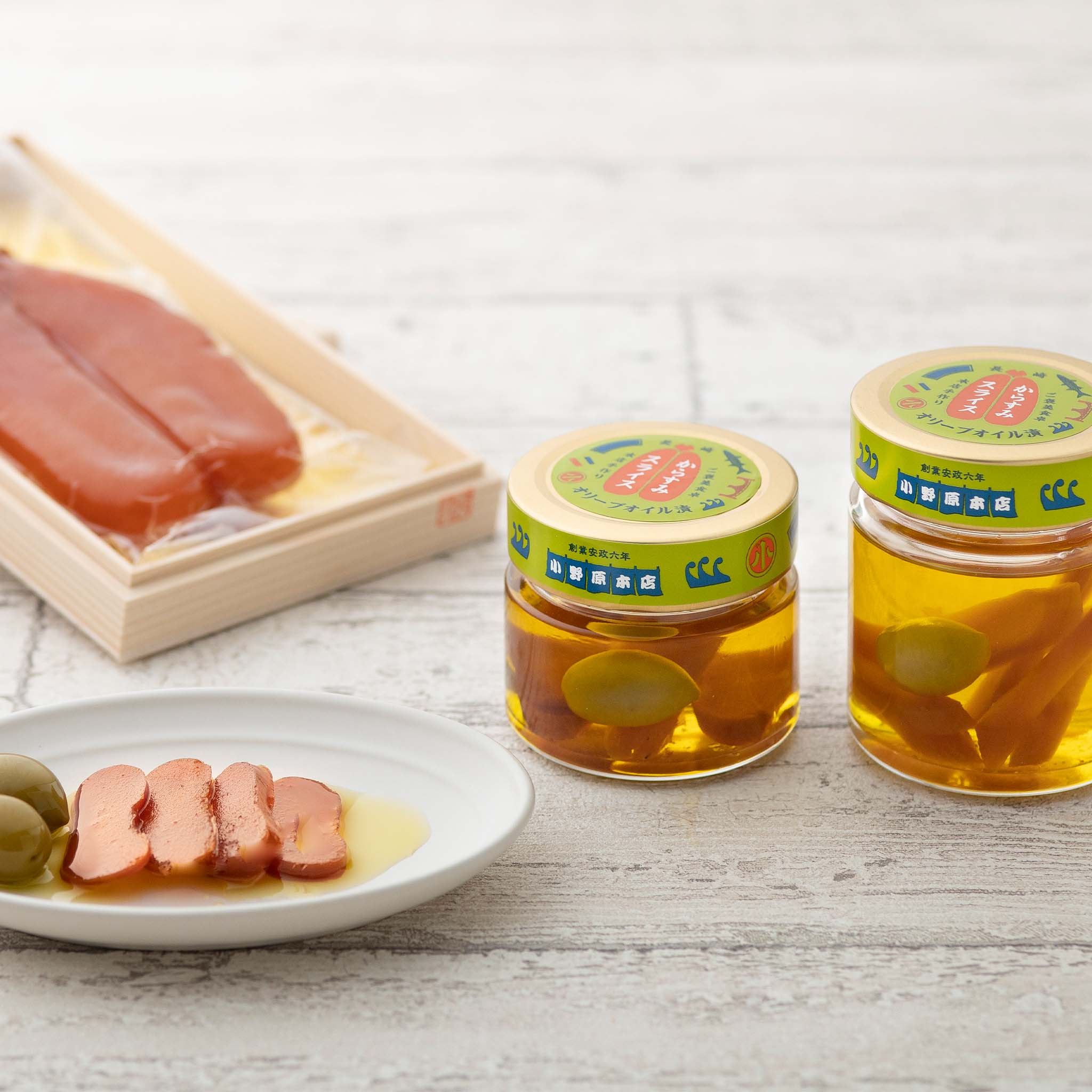 からすみオリーブオイル漬け