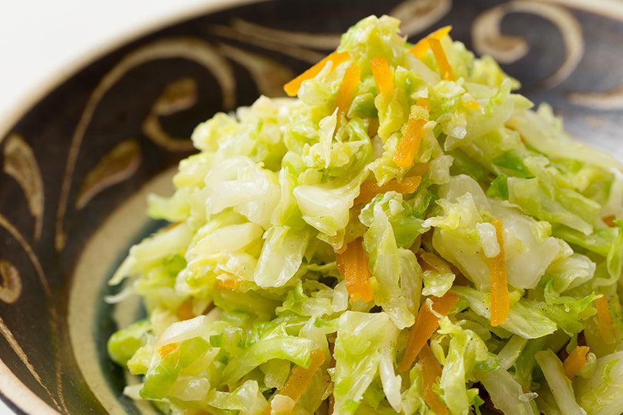 春キャベツのからすみサラダ