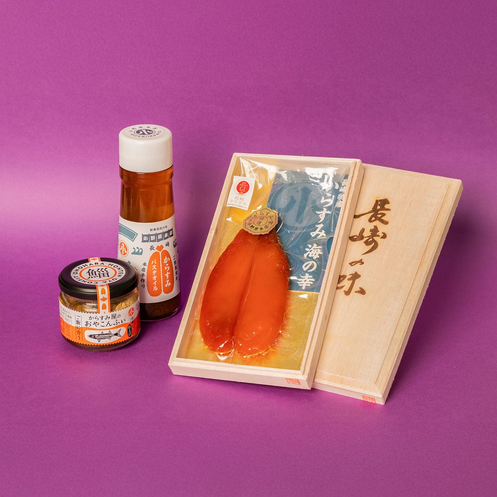 からすみとパスタオイルとこんふぃ｜からすみセット – 小野原本店