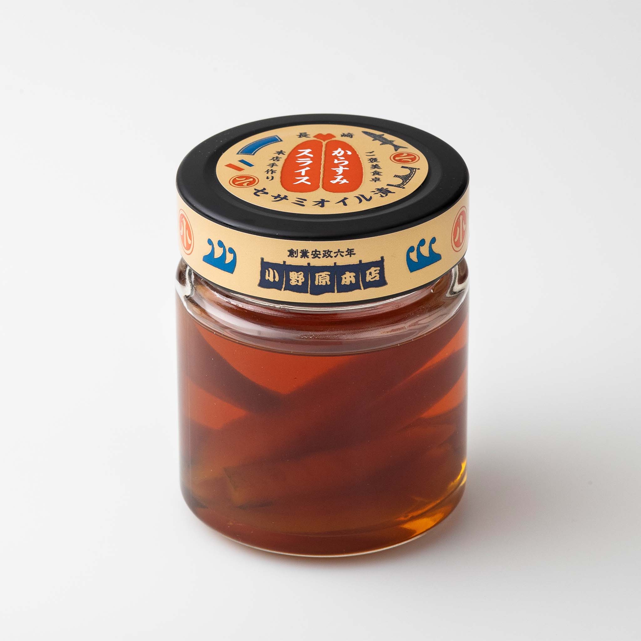 からすみセサミオイル漬｜からすみ加工品 – 小野原本店