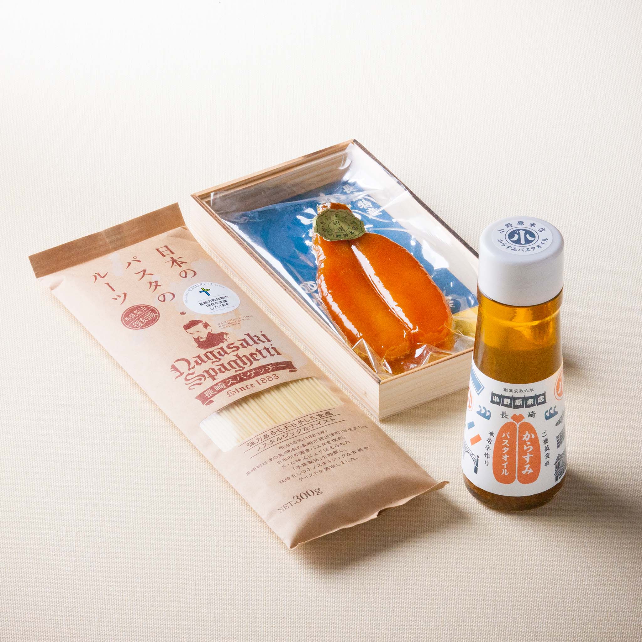 ゴリパラ見聞録 3本セット 美品 おまけ付き からすみスパゲッチーセット（松） – 小野原本店